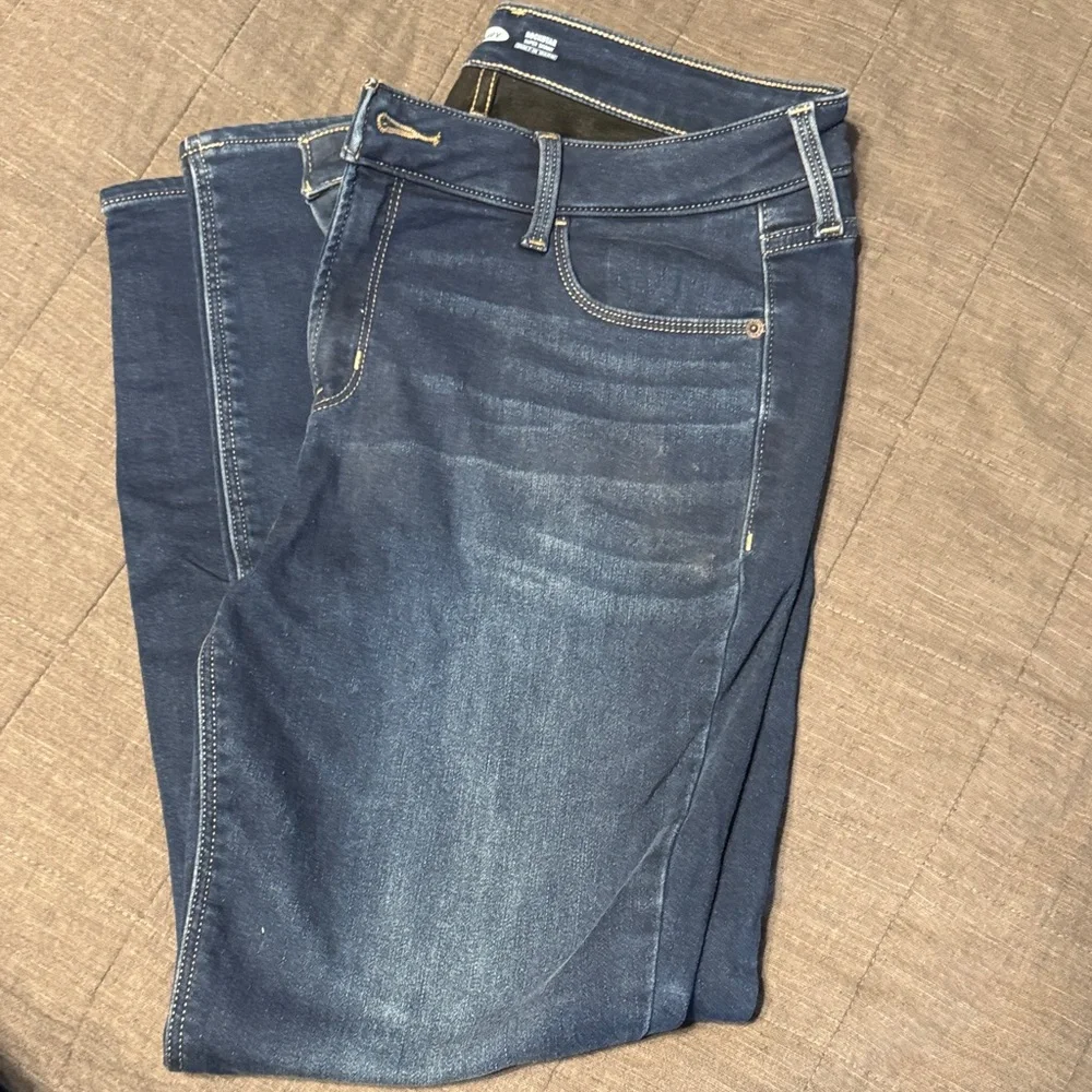 Old Navy Women's Dark Blue Skinny Jeans - Picture 1 of 1
